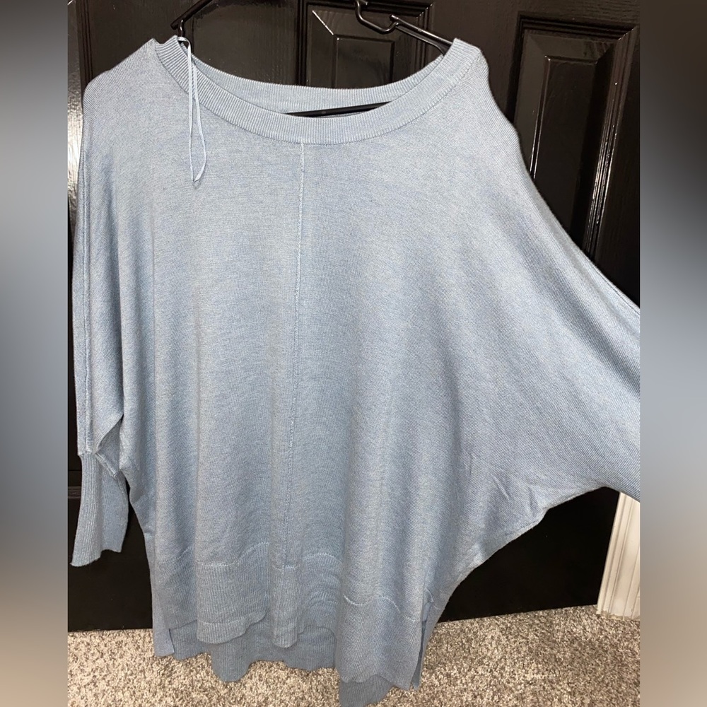 These two blue sweatshirts/ sweaters are so cute and never worn!